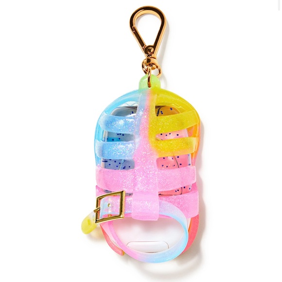NWT B&BW Jelly Sandal pocketbac keychain and 1 NEW REFILL - Picture 2 of 2